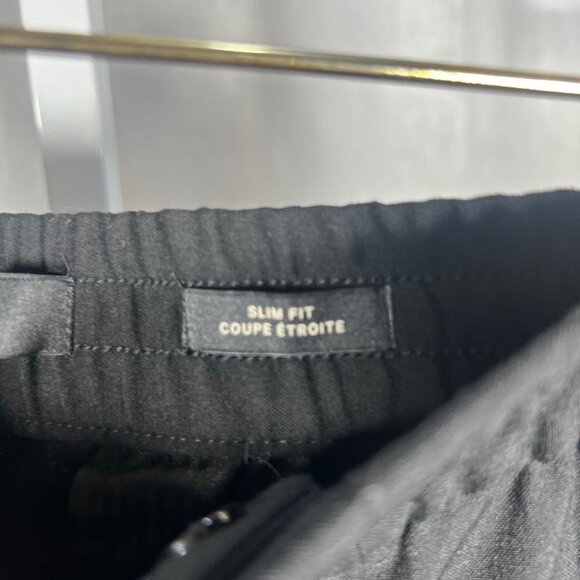 NWT H&M Slim Fit Coupe Etroite Tuxedo Pants in Black - Size 36R - Picture 6 of 11